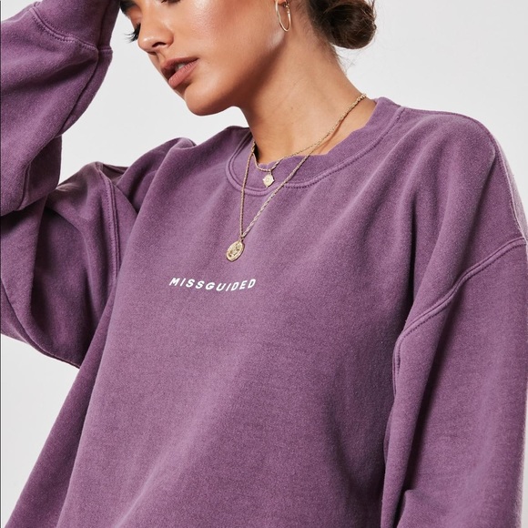 missguided washed sweatshirt